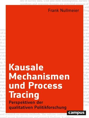 cover image of Kausale Mechanismen und Process Tracing